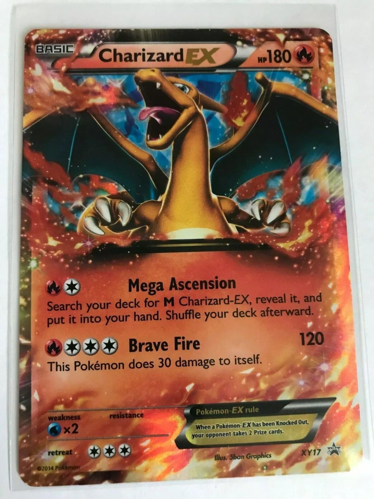 Charizard EX XY17 ULTRA RARE Black star Promo NM Pokemon Nostalgic
